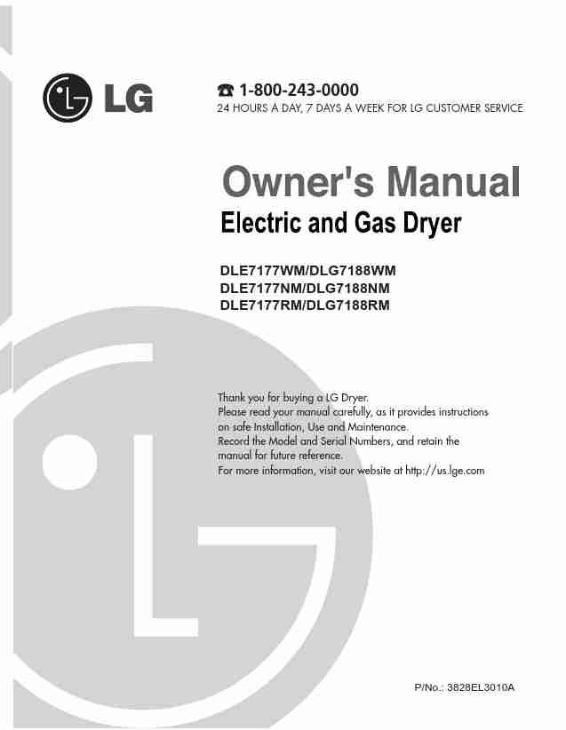 LG Electronics Clothes Dryer D7188WM-page_pdf